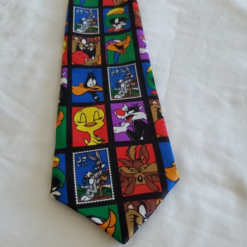Looney Tunes Stamp Collection tie circa 1997